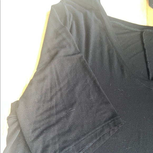 Classic Black V-Neck Women's Tee - Picture 4 of 4